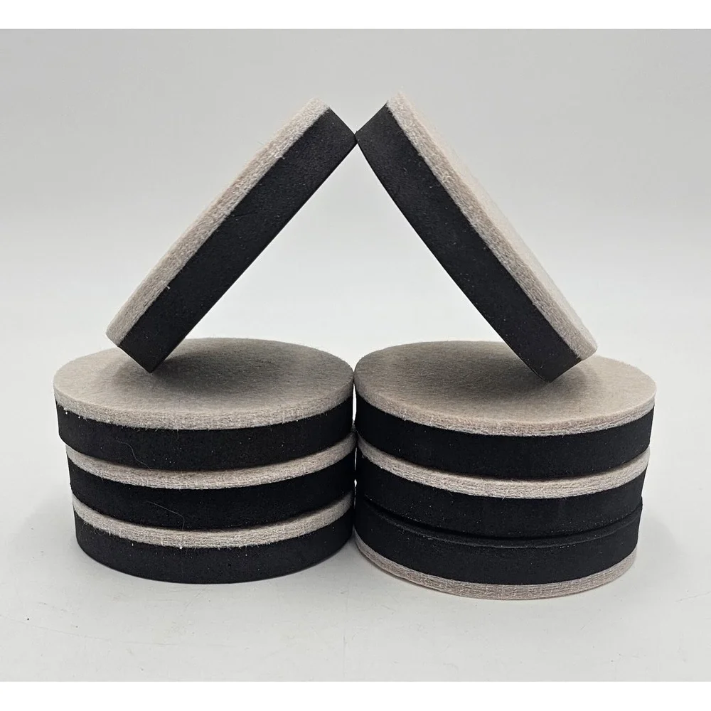 Shepherd Hardware Reusable Felt Furniture Sliders Multi Surface 3.5 in 89mm 8Ct